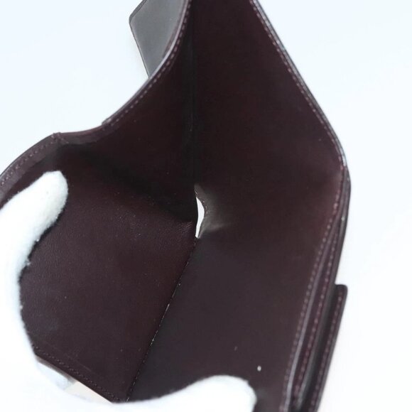 LOUIS VUITTON Vernis Porte Monnaie Bier Cartes Crdit Amarante M93519 Auth sw1441 - Picture 10 of 16